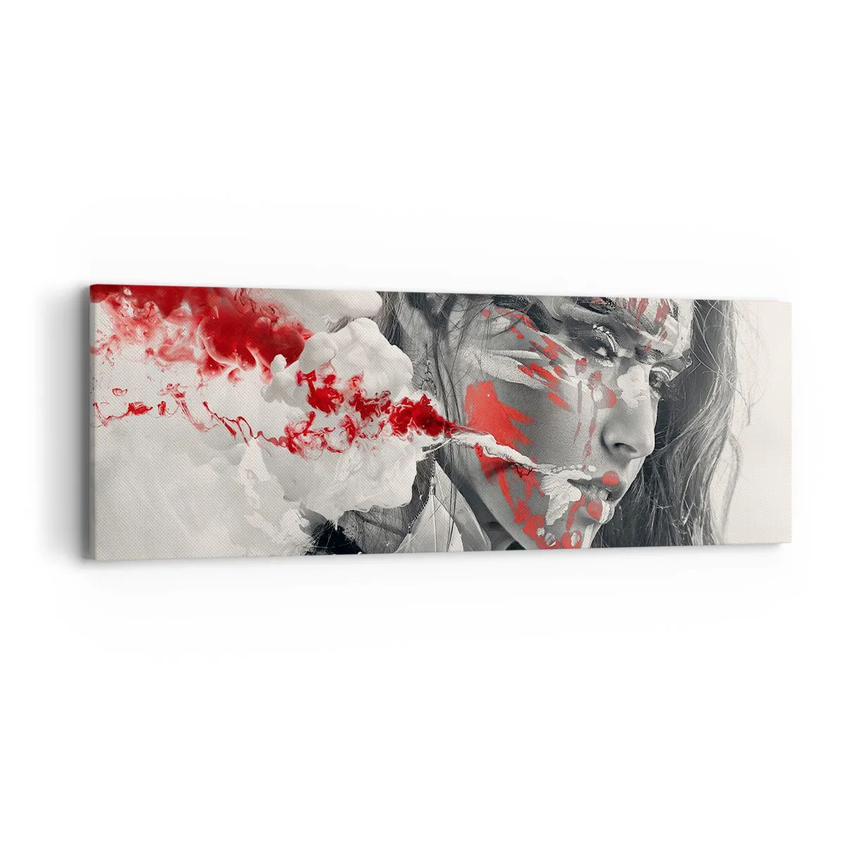 Obraz na płótnie - W oparach absurdu - 90x30 cm