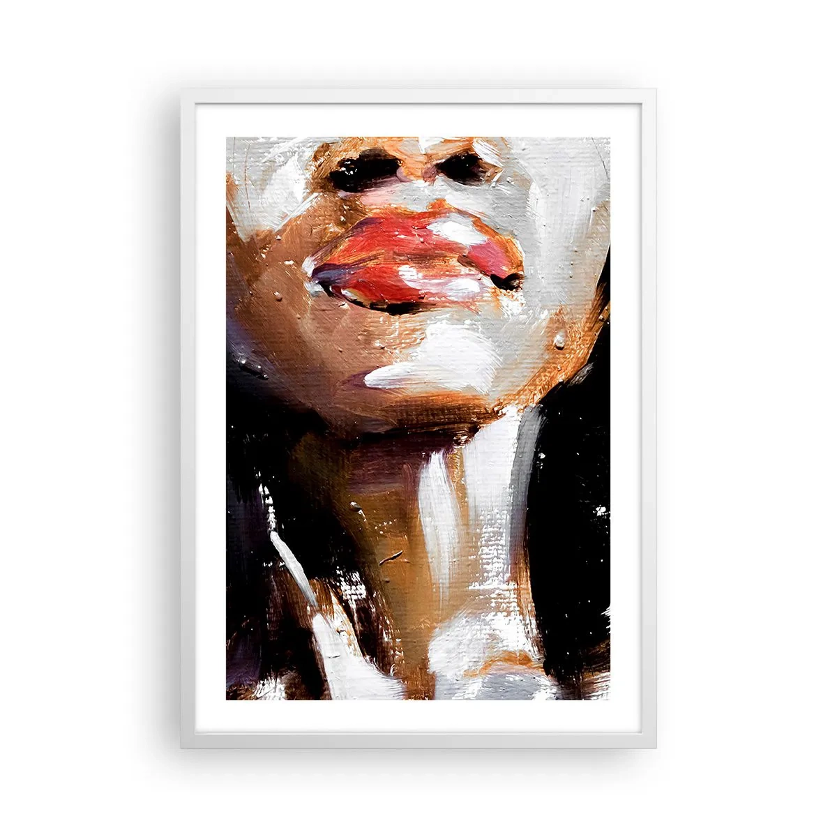 Plakat w białej ramie - Duma bez uprzedzeń - 50x70 cm