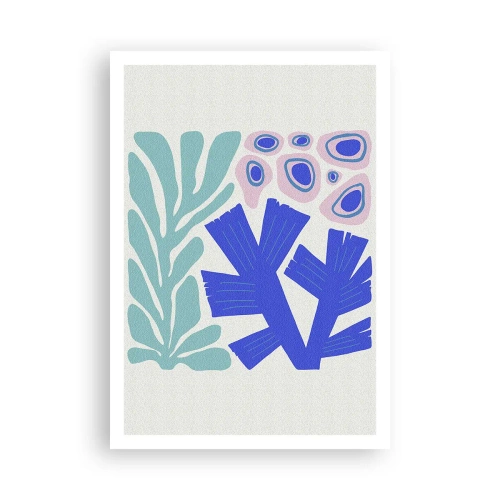 Plakat - Podwodny ogród - 70x100 cm