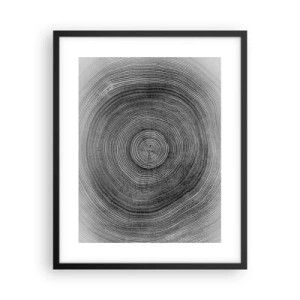Plakat w czarnej ramie - Znak czasu - 40x50 cm