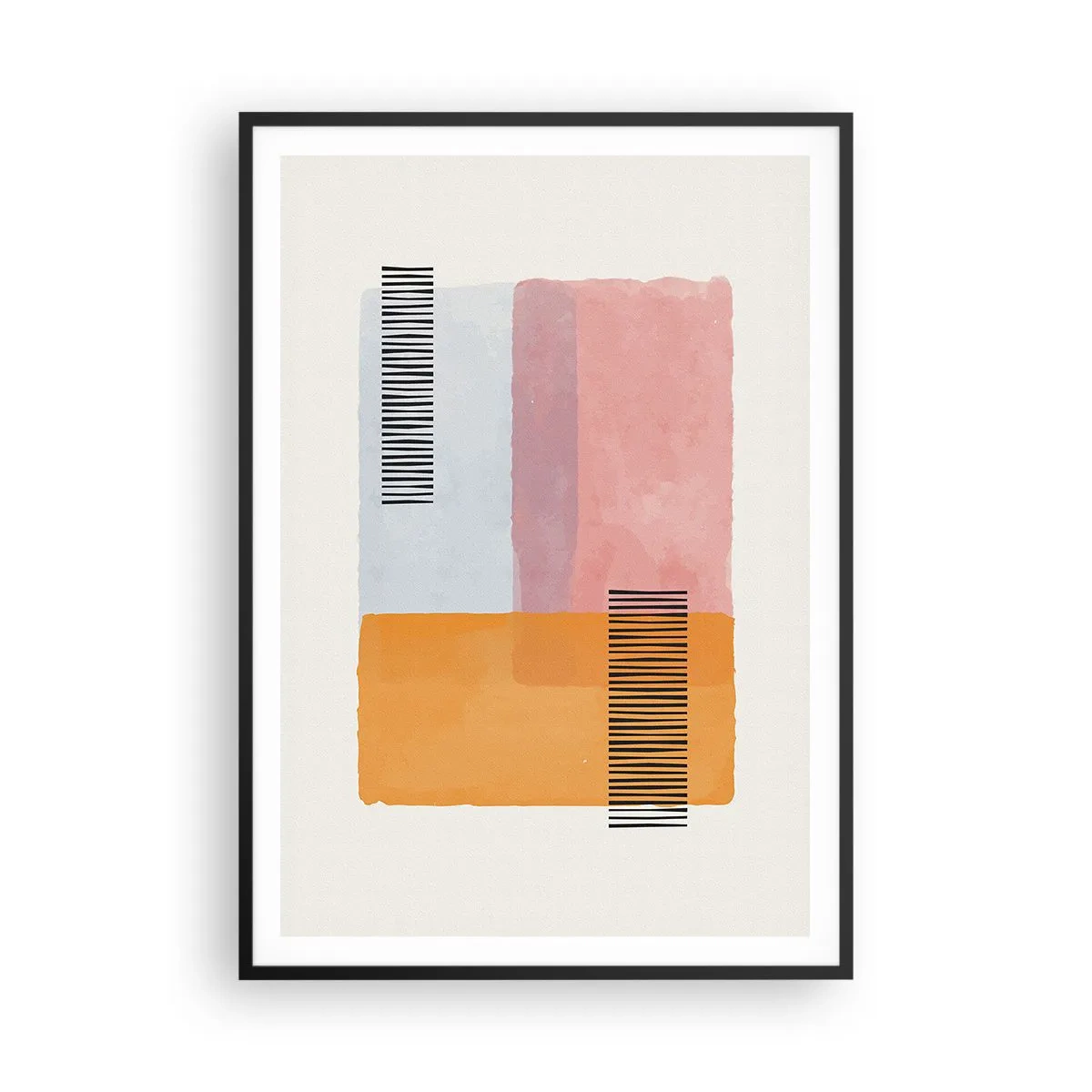 Plakat w czarnej ramie - Z kąta w kąt - 70x100 cm