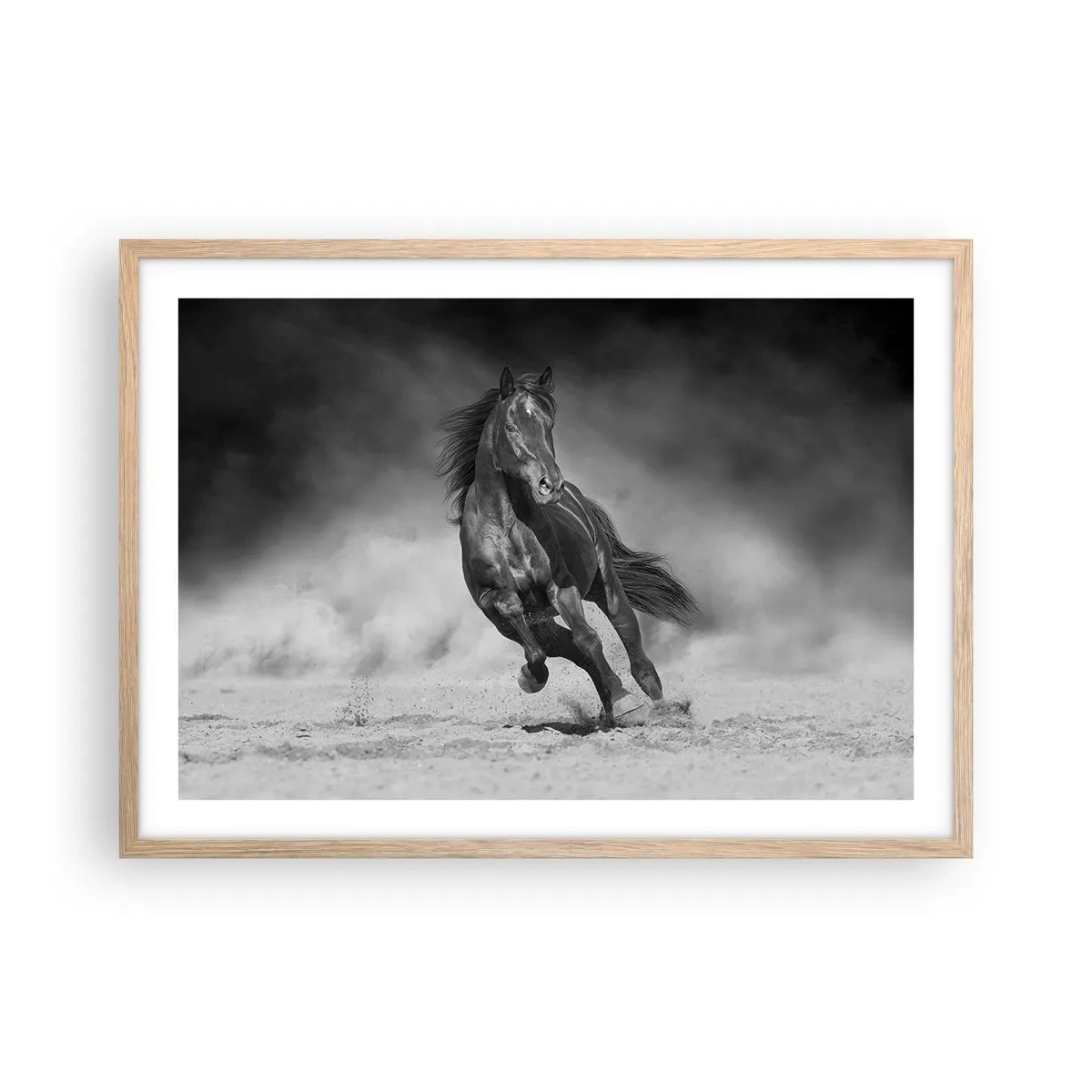 Plakat w ramie jasny dąb - Godny samego emira - 70x50 cm