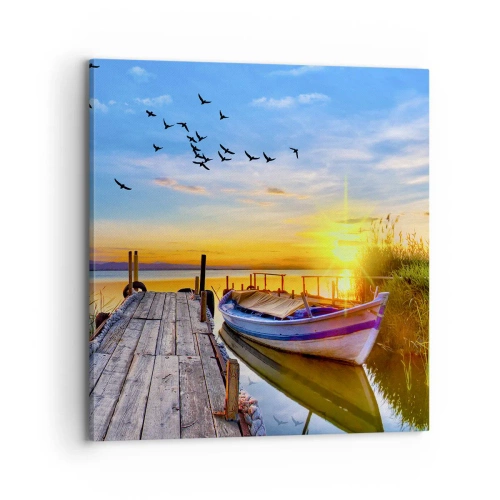 Obraz na płótnie - Do widzenia, do jutra - 70x70 cm