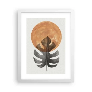 Plakat w białej ramie - Zawsze słońce - 30x40 cm