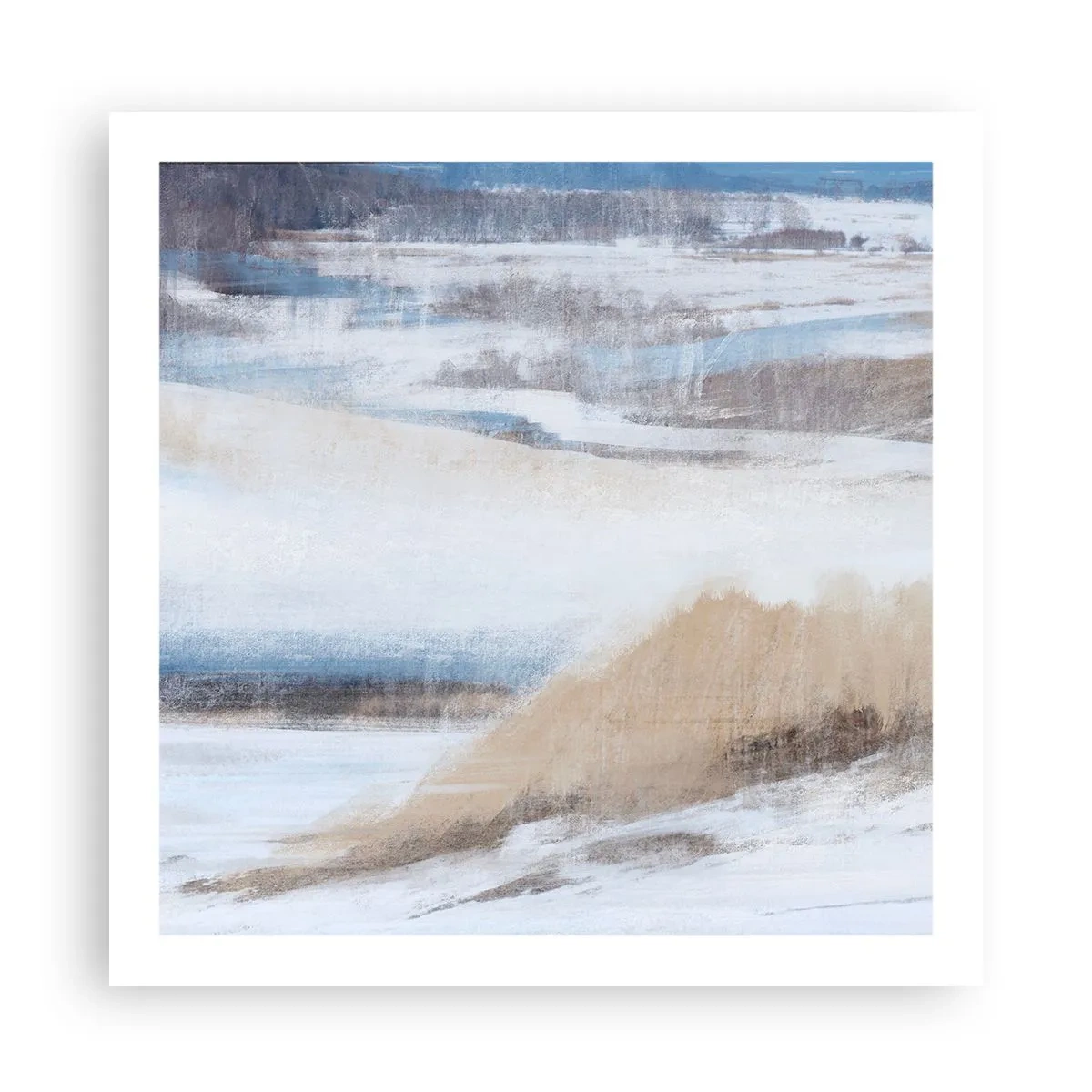 Plakat - Zimowa kompozycja - 60x60 cm