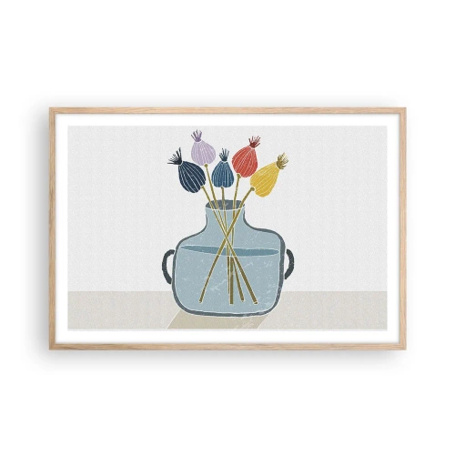 Plakat w ramie jasny dąb - Jak makiem zasiał - 91x61 cm