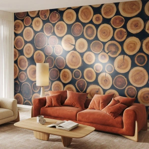 Fototapeta Samoprzylepna Deluxe Sticker - Na ile lat wyglądam? - Pień Drzewa, Las, Sztuka - 200x140 cm