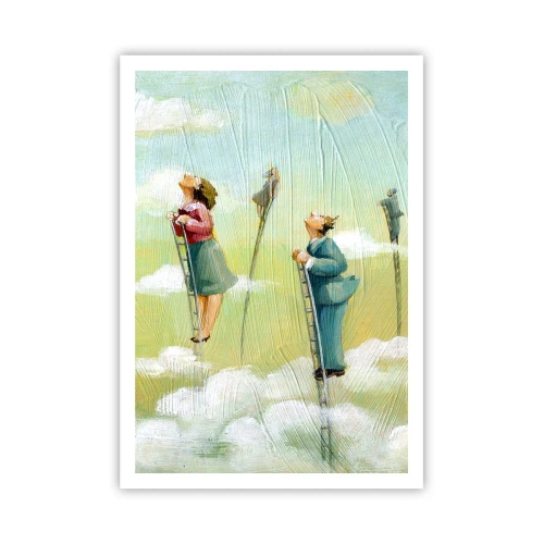 Plakat - Za swoim marzeniem - 70x100 cm