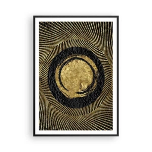 Plakat w czarnej ramie - Kompozycja glamour - 70x100 cm