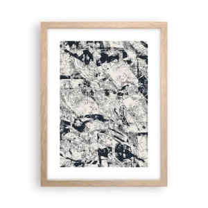 Plakat w ramie jasny dąb - Przenikanie przeciwieństw - 30x40 cm