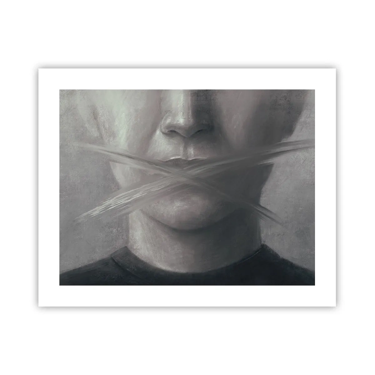 Plakat - Ani słowa - 50x40 cm