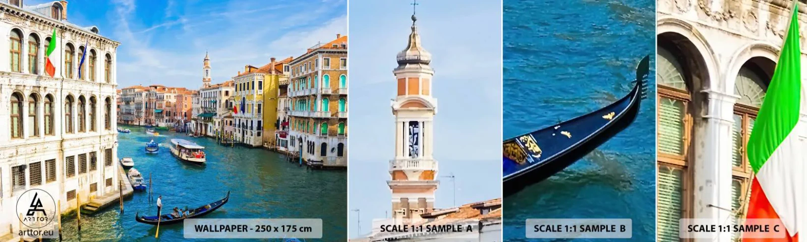 Fototapeta Próbka Standard Eco - Ruch uliczny jedyny na świecie - Wenecja, Architektura, Grand Canal - 100x30 cm