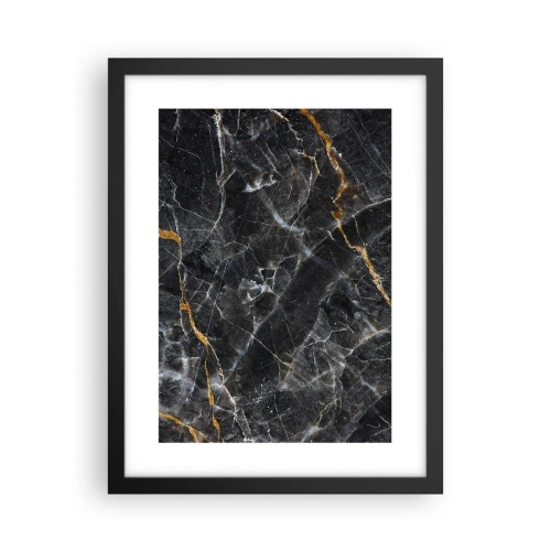 Plakat w czarnej ramie - Wewnętrzne życie kamienia - 30x40 cm