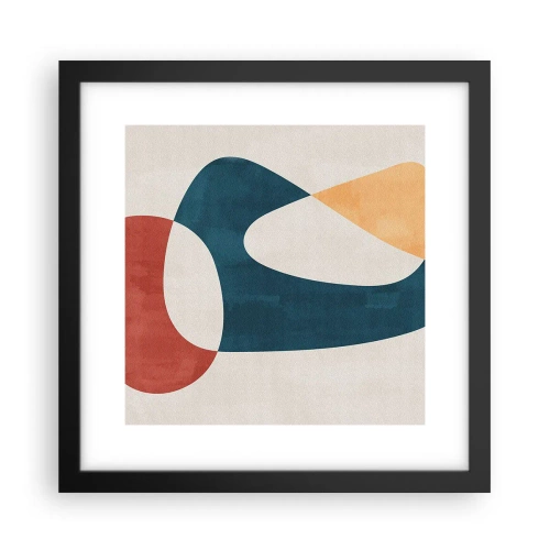 Plakat w czarnej ramie - Wpływy i metamorfozy - 30x30 cm