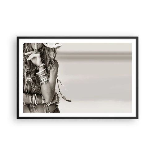 Plakat w czarnej ramie - Jak to dziewczyna - 91x61 cm