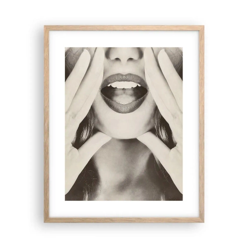 Plakat w ramie jasny dąb - Już idę! - 40x50 cm