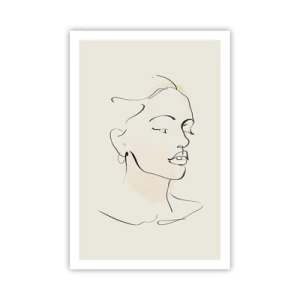 Plakat - Pewną kreską - 61x91 cm