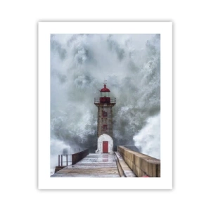 Plakat - Ryk wód, szum zawiei - 40x50 cm