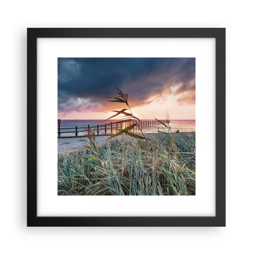 Plakat w czarnej ramie - Nie przemija z wiatrem - 30x30 cm