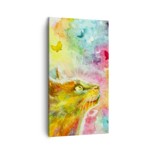 Obraz na płótnie - Baju-baju w kocim raju - 45x80 cm