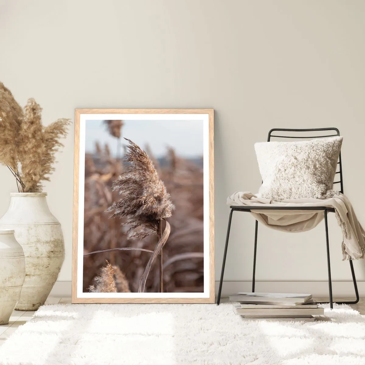 Plakat w ramie jasny dąb - Czas odlecieć z wiatrem - 70x100 cm