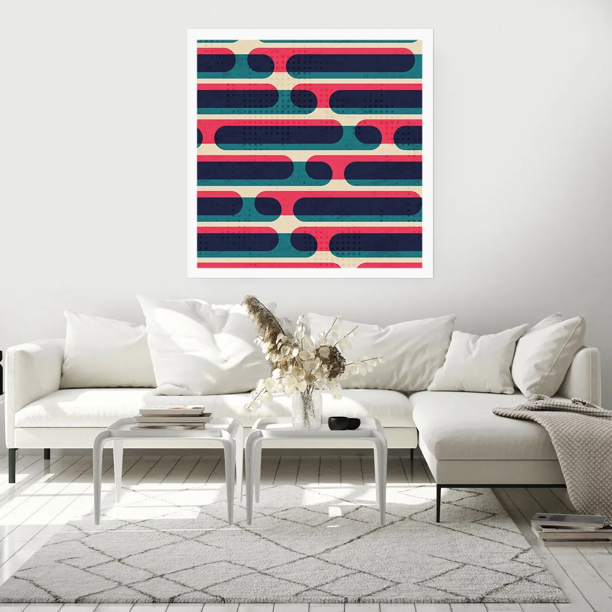 Plakat - W głąb i do przodu - 40x40 cm