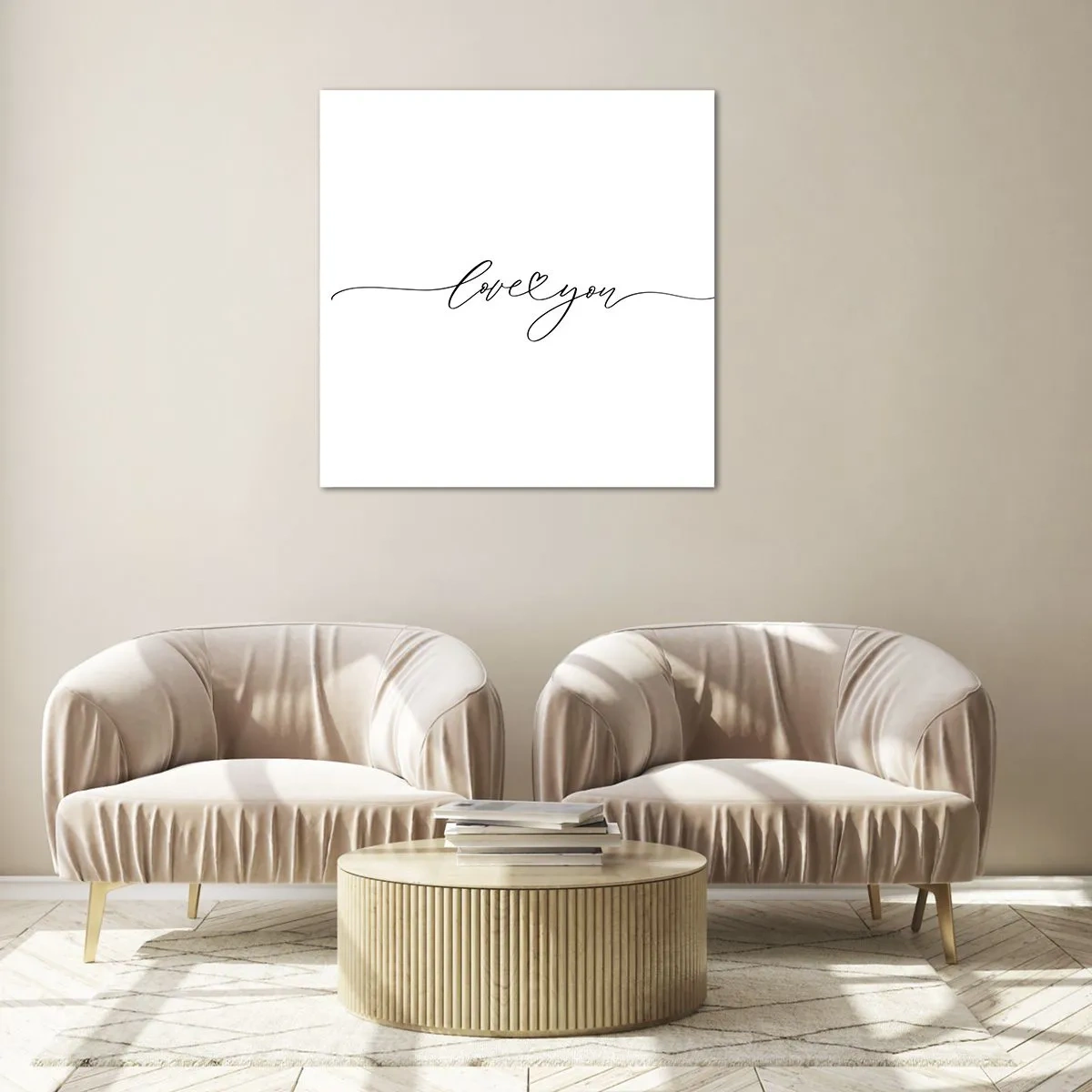 Obraz na szkle - Czarno na białym - 30x30 cm