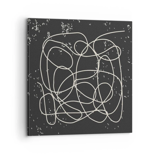 Obraz na płótnie - Błądzenie myśli - 70x70 cm
