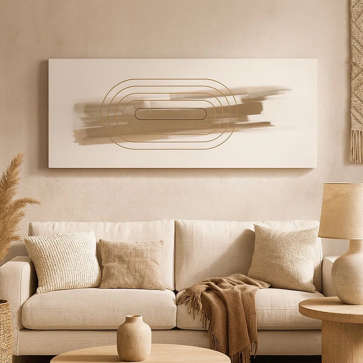 Obraz na płótnie - Powiew szarości - 100x40 cm