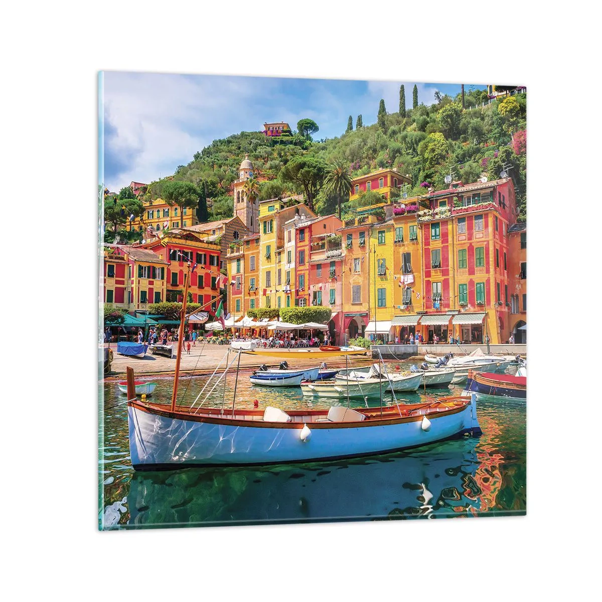 Obraz na szkle - Włoskie przedpołudnie - 50x50 cm
