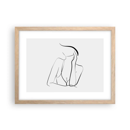 Plakat w ramie jasny dąb - Na fali marzeń - 40x30 cm