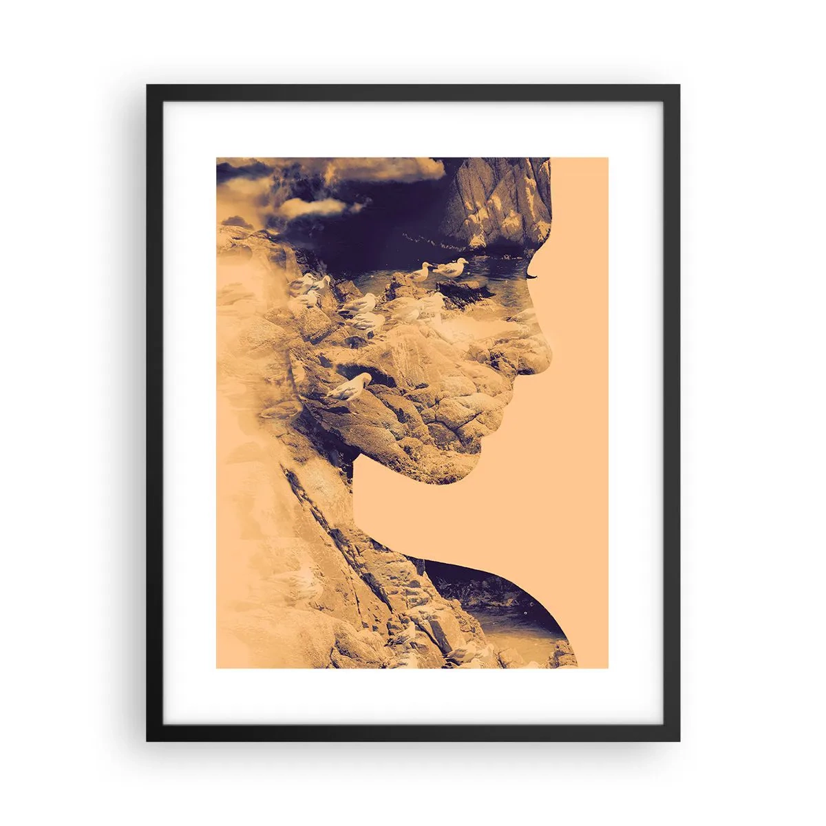 Plakat w czarnej ramie - Piękna z natury - 40x50 cm