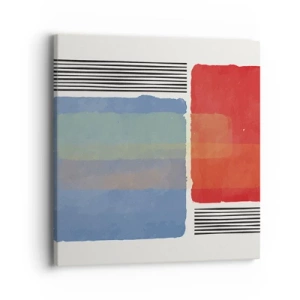 Obraz na płótnie - Duch i litera geometrii - 40x40 cm