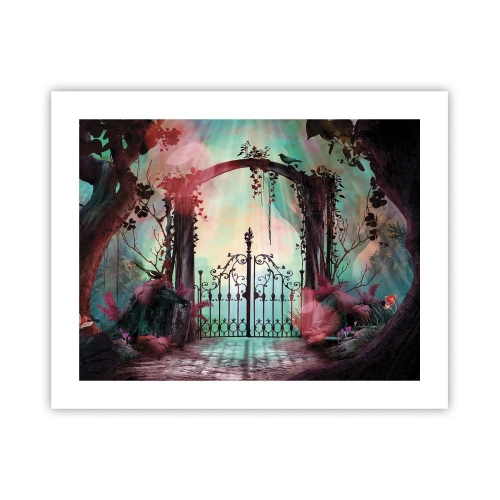 Plakat - Tajemniczy ogród - 50x40 cm