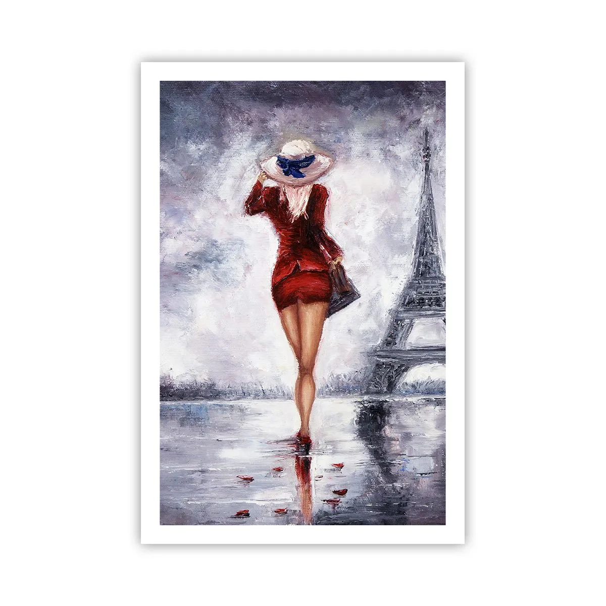 Plakat - Paryskie symbole - 61x91 cm