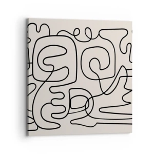 Obraz na płótnie - Po śladzie - 70x70 cm