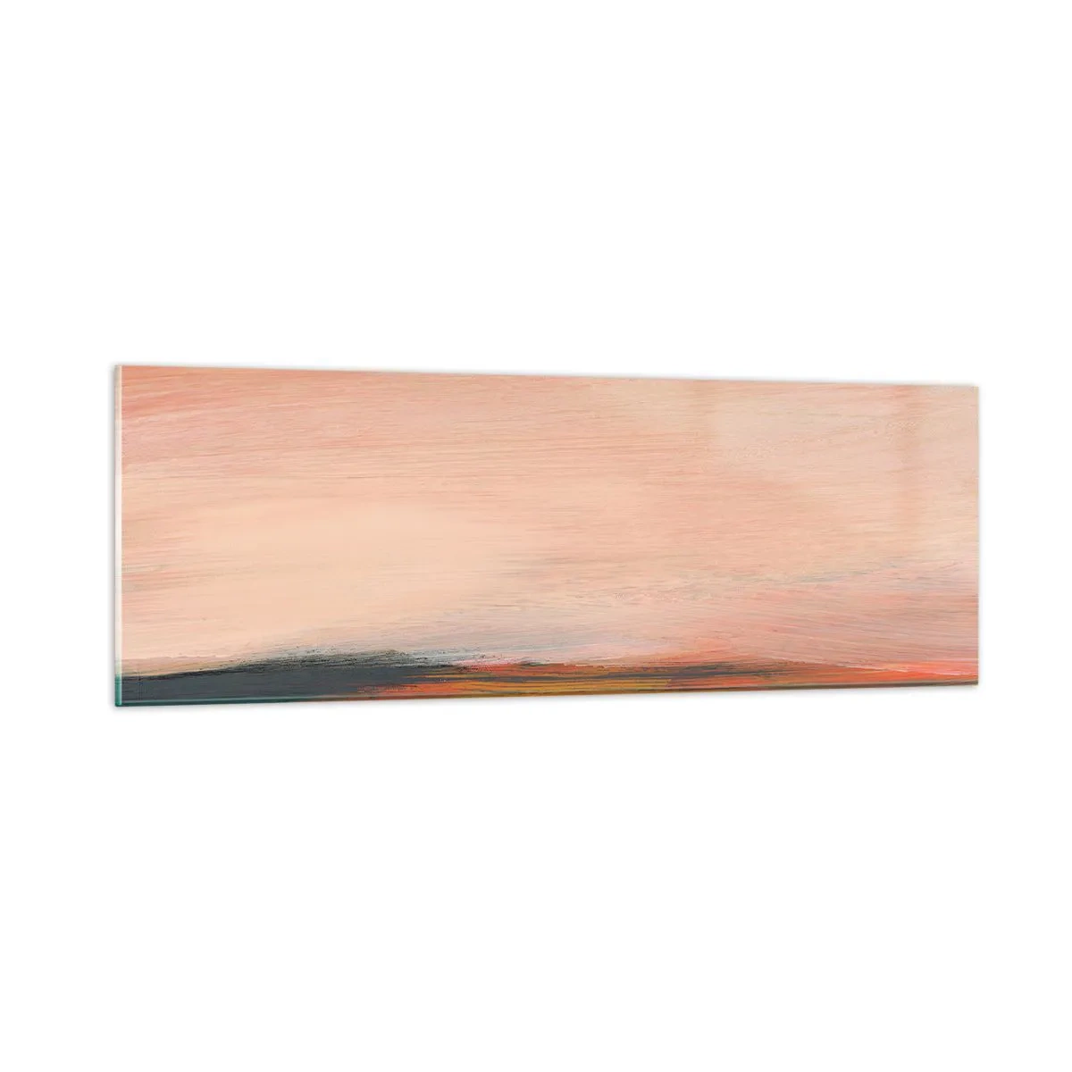 Obraz na szkle - W różowej tonacji - 90x30 cm