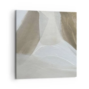 Obraz na płótnie - Fala bieli - 50x50 cm