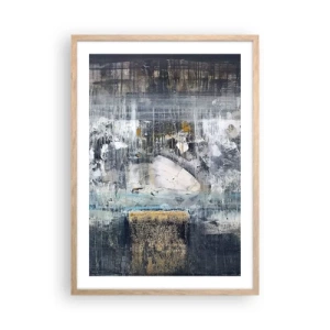 Plakat w ramie jasny dąb - Jak po lodzie, jak po grudzie - 50x70 cm