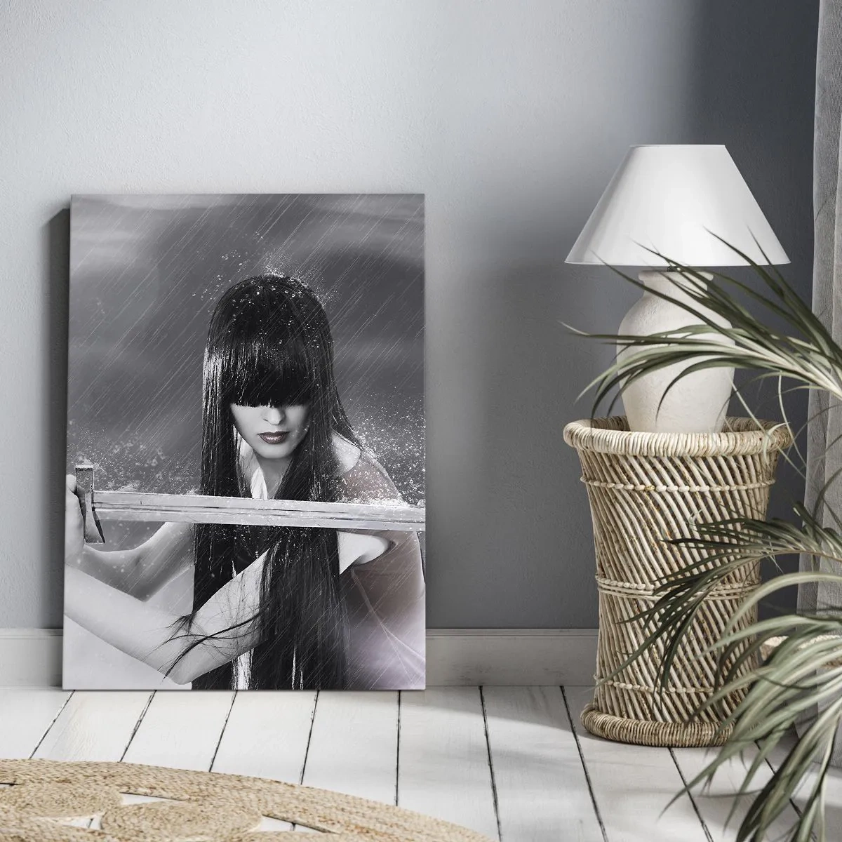 Obraz na płótnie - Piękna i niebezpieczna - 45x80 cm