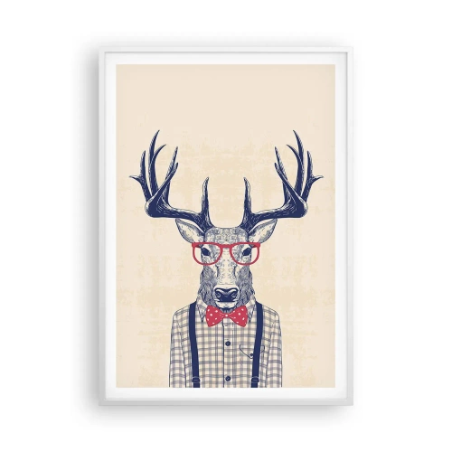 Plakat w białej ramie - Zabawna ekstrawagancja - 70x100 cm