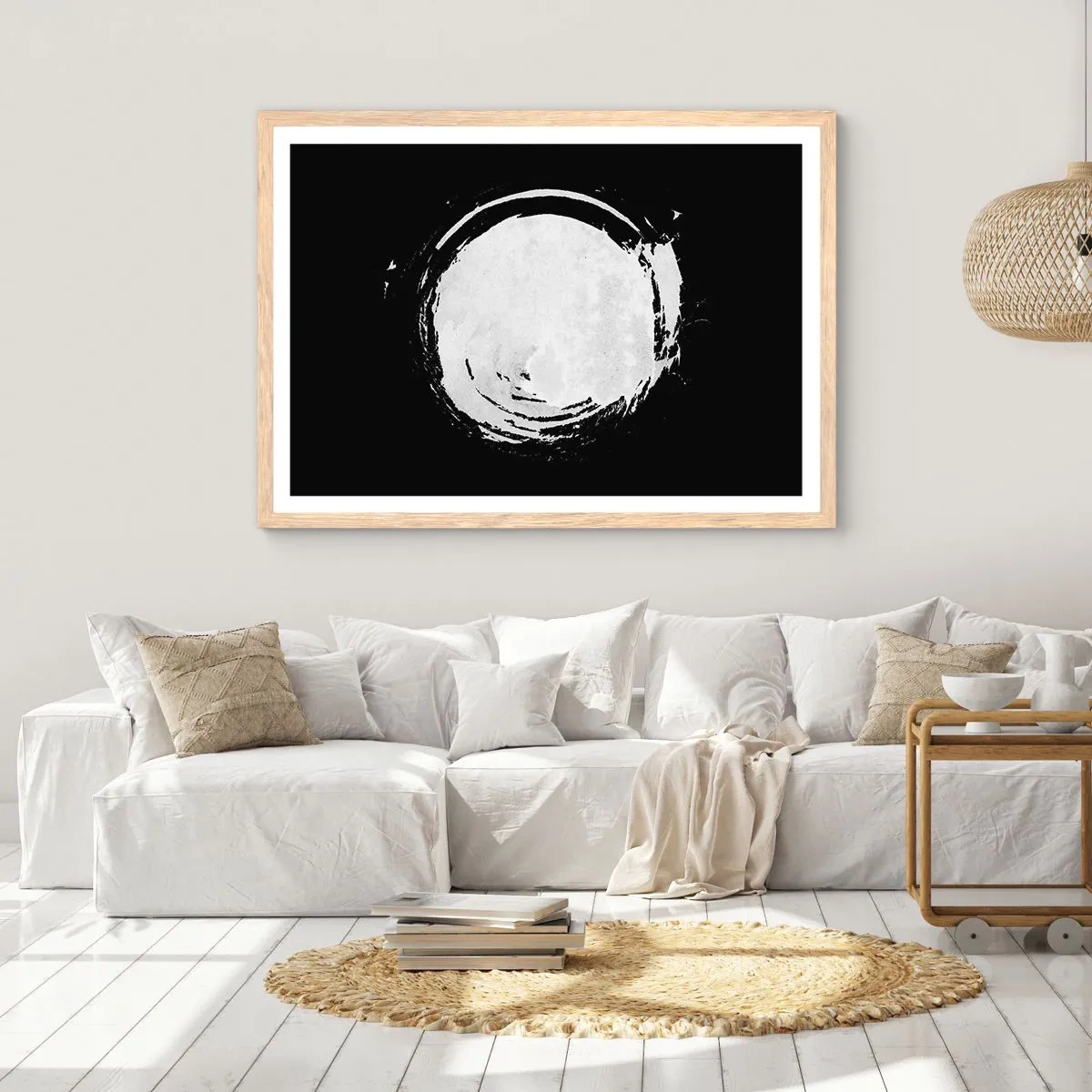 Plakat w ramie jasny dąb - Dobre wyjście - 50x40 cm