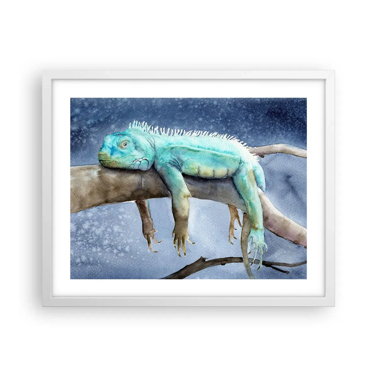 Plakat w białej ramie - Jest dobrze! - 50x40 cm