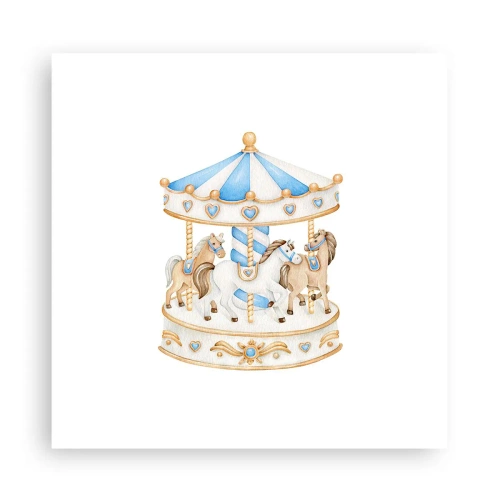 Plakat - Słodkie dzieciństwo - 30x30 cm