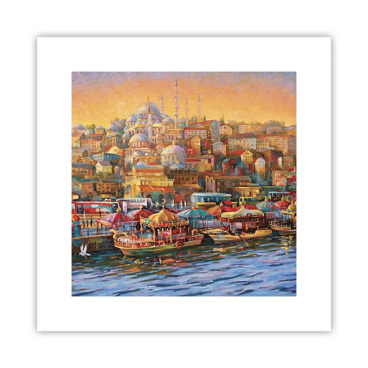 Plakat - Stambulska opowieść - 30x30 cm