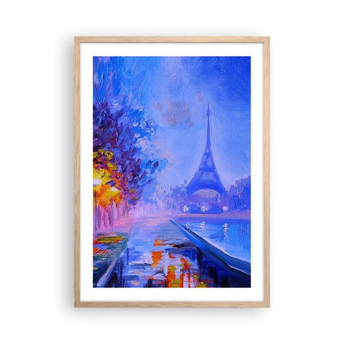 Plakat w ramie jasny dąb - Wymarzony spacer - 50x70 cm