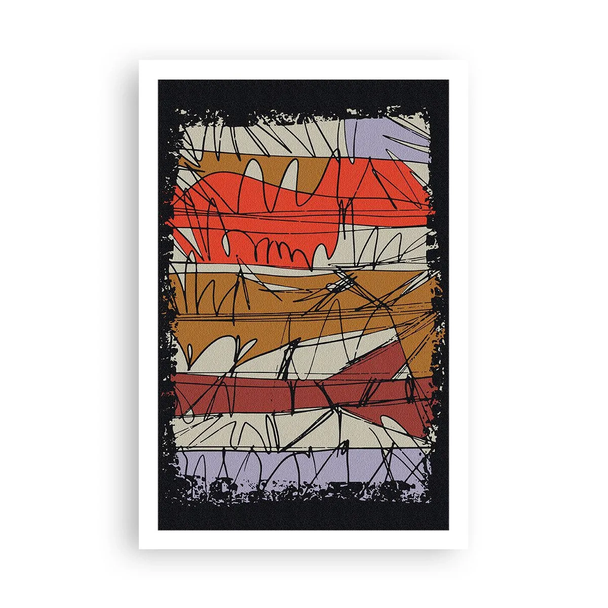 Plakat - Kompozycja spontaniczna - 61x91 cm