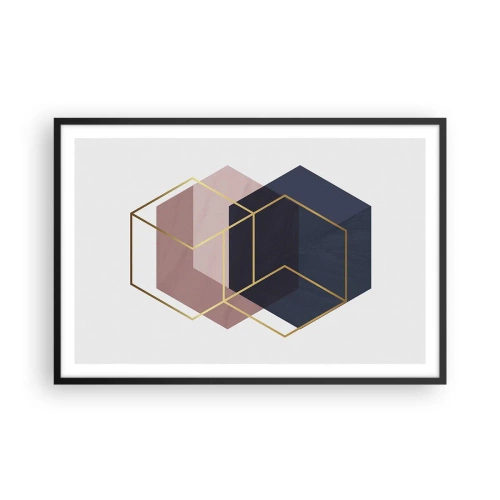 Plakat w czarnej ramie - Siła prostoty - 91x61 cm