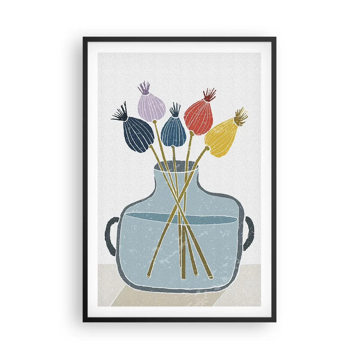 Plakat w czarnej ramie - Jak makiem zasiał - 61x91 cm