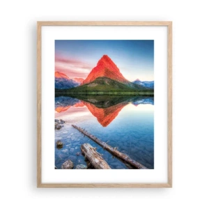 Plakat w ramie jasny dąb - Żar i chłód - 40x50 cm